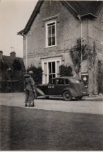 Sentry at Shedfield House, 1941