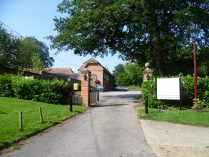 Entrance to Grange Farm Business Park