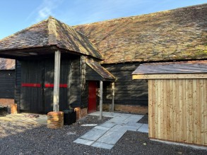 Barn with new washroom and personal door
