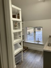 Unit 5 - Kitchen area with shelving