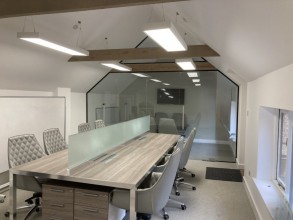 Unit 5 - Looking towards glass partitioned office